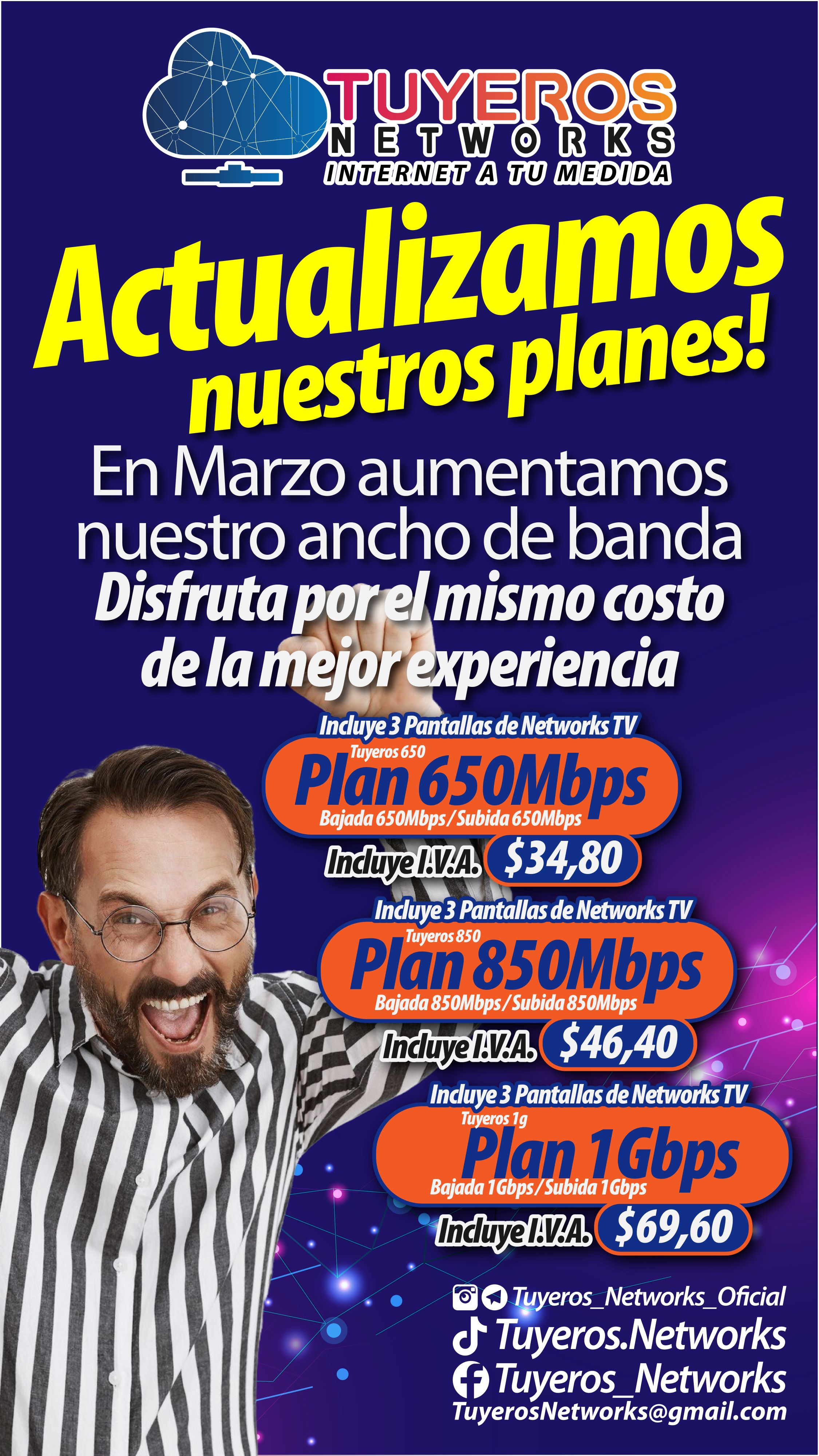 Actualizamos Nuestros Planes